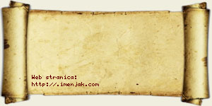 Isak Crnčević vizit kartica